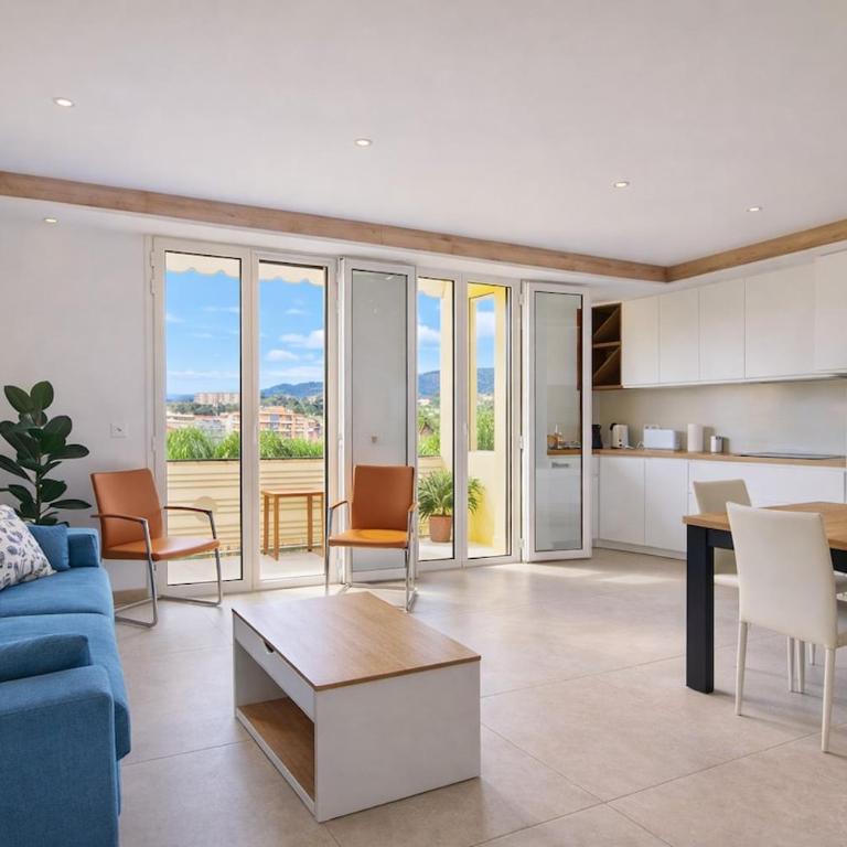 Menton Sunny Balcony No Overlooking AC Parking Beach Walk - Apartamento de 1 dormitorio - 1