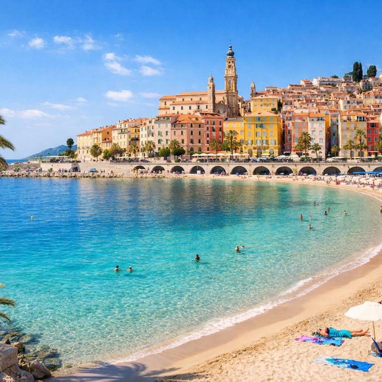 Menton Sunny Balcony No Overlooking AC Parking Beach Walk - Apartamento de 1 dormitorio - 9