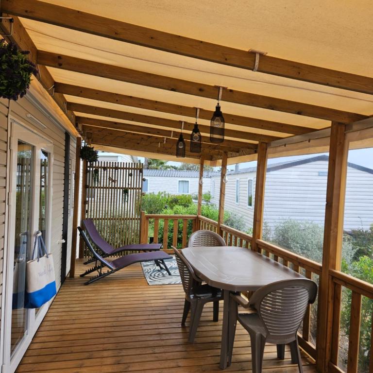 Mobilhome avec vue sur le Bassin d'Arcachon - Maison 2 Chambres - 3