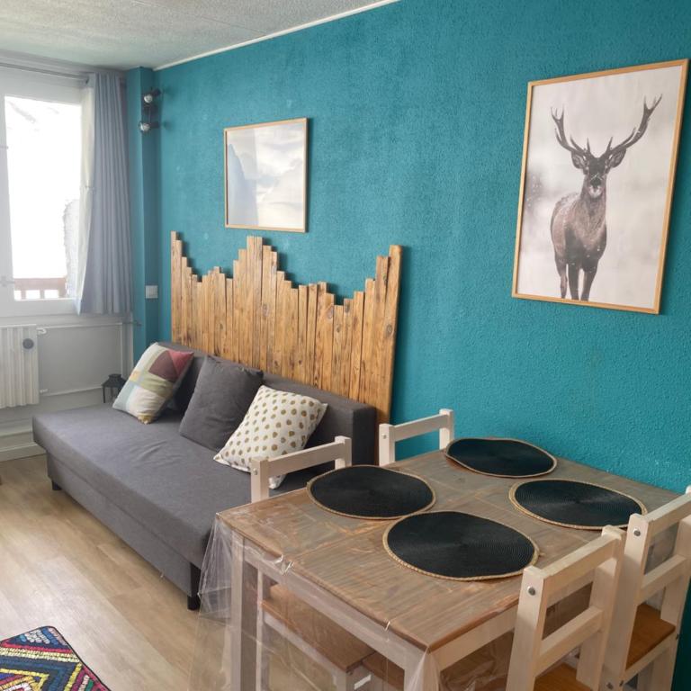 Studio mongie aux pieds des pistes avec balcon - Studio - Vue sur Montagne - 7