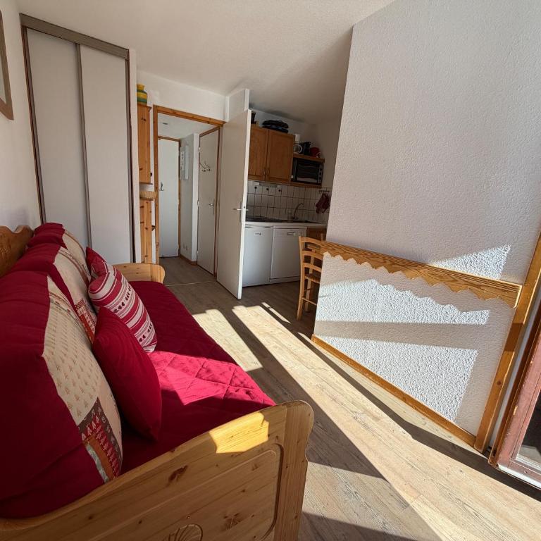 Méribel Mottaret E5 - Studio cabine pied des pistes et face aux montagnes - Apartamento de 1 dormitorio - 24