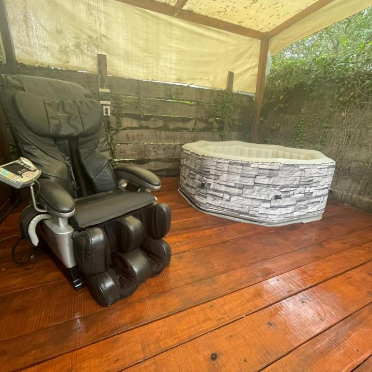 Los Bananos - Wood Cabin Iguazú - Habitación Doble con vistas al parque - 37
