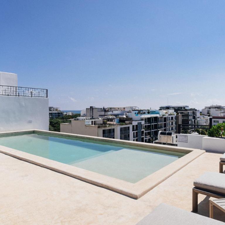 A pasos de la 5ta Av y la playa con roof y alberca - One-Bedroom Apartment - 4