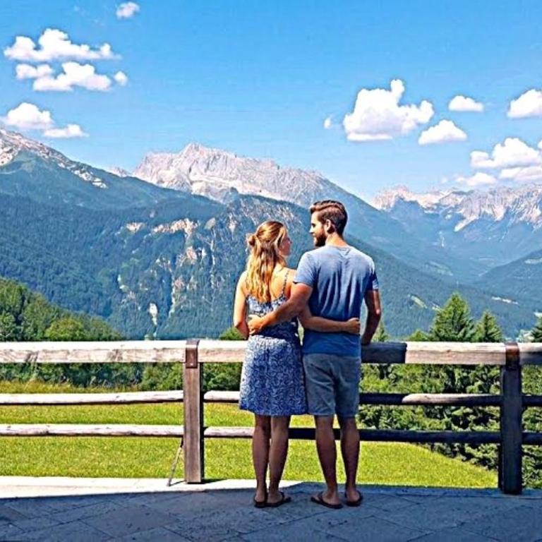 2 Bergpanorama mit Blick ins Tal für absolute Nichtraucher - Apartment mit 1 Schlafzimmer - 9