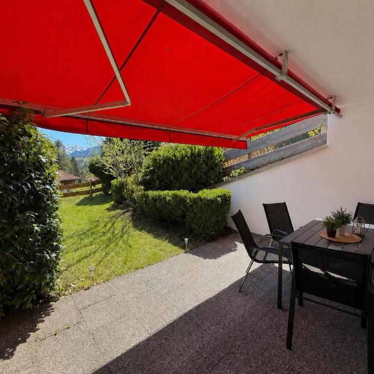 Sonnenterrasse mit Bergblick, Ruhig & Modern, bei Oberstdorf - Apartment mit 1 Schlafzimmer - 17