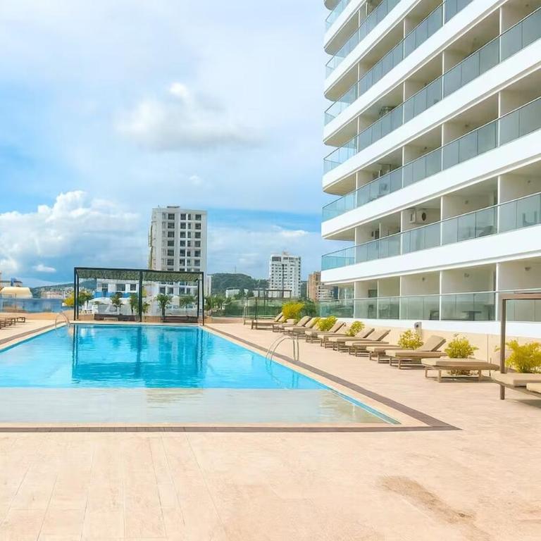 Apartamento con vista al mar, terraza privada y piscina cerca aeropuerto - One-Bedroom Apartment - 35
