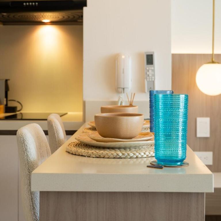 Apartamento con vista al mar, terraza privada y piscina cerca aeropuerto - One-Bedroom Apartment - 37