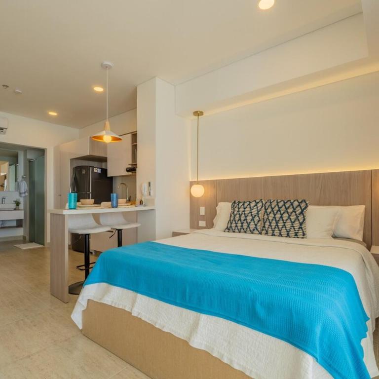 Apartamento con vista al mar, terraza privada y piscina cerca aeropuerto - One-Bedroom Apartment - 41