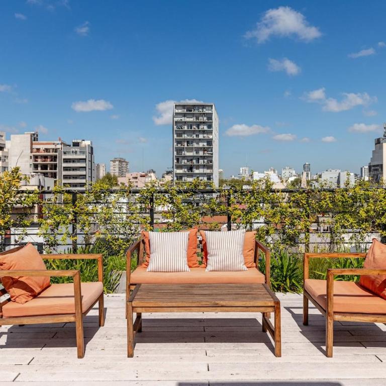 Lovely apartment Palermo, terrace, bedrooms, parking - Apartamento de 2 dormitorios con balcón y terraza - 1