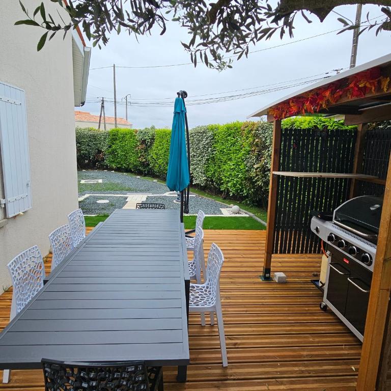 Maison de plain-pied jardin calme - 6 pers. - FR-1-71-112 - Casa - 6