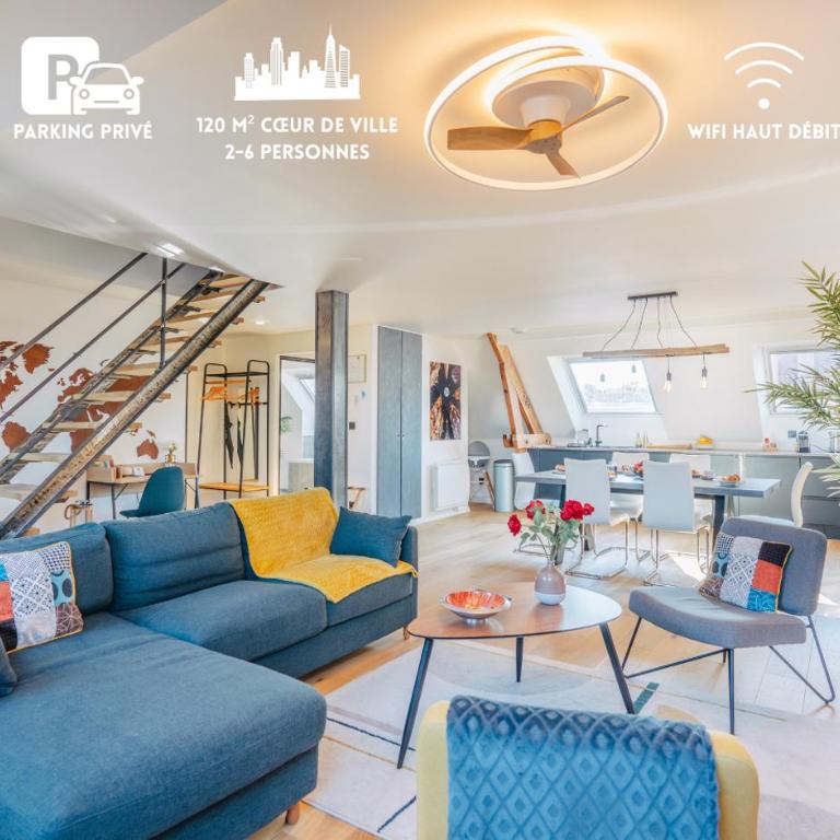 Elegant 120m2-Face cathedrale-6 pers-free Parking - Appartement 2 Chambres Deluxe - 23