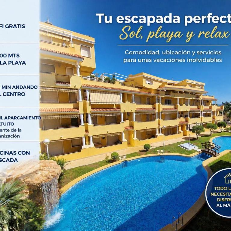 Apartamento Cascadas Cerca De Playa Y Centro Denia - Apartamento de 2 dormitorios con vistas a la piscina - 33