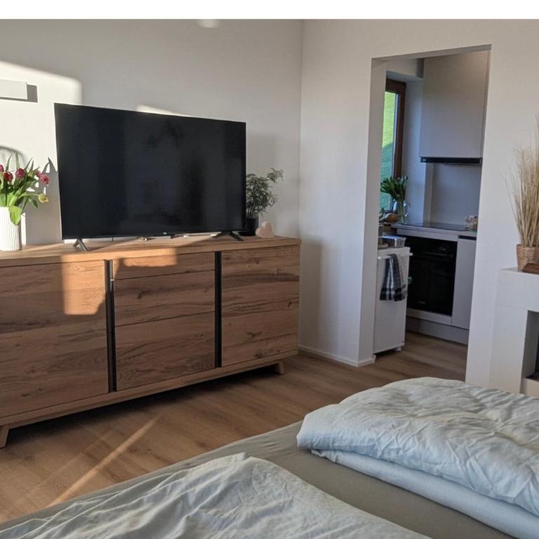 Ferienwohnung Bergzauber im Ferienpark Oberallgäu- Pool- Sauna- Bikepark- Skilift- Loipe- Wanderwege- stilvoll und kinderfreundlich - Apartment mit 1 Schlafzimmer - 8