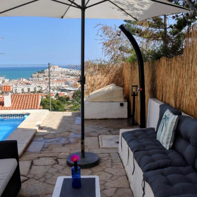 Villa avec piscine privée vue sur le chateau de Peñiscola - Three-Bedroom Villa - 4