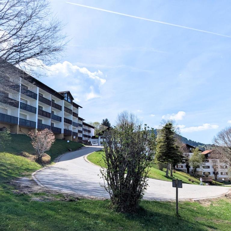 Ferienwohnung Bergzauber im Ferienpark Oberallgäu- Pool- Sauna- Bikepark- Skilift- Loipe- Wanderwege- stilvoll und kinderfreundlich - Apartment mit 1 Schlafzimmer - 50