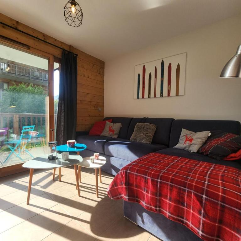 Charmant appartement 2 pièces avec terrasse et WIFI au centre de Samoëns - FR-1-629-93 - Apartment (4 Erwachsene) - 4