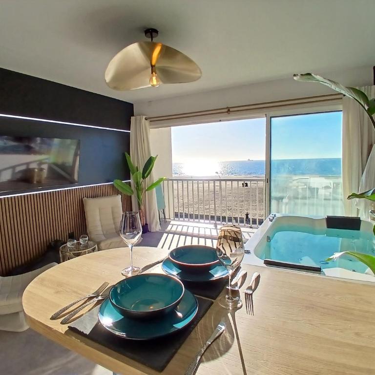 L'Instant suspendu SPA privatif face à la Mer - Appartement 1 Chambre - 8