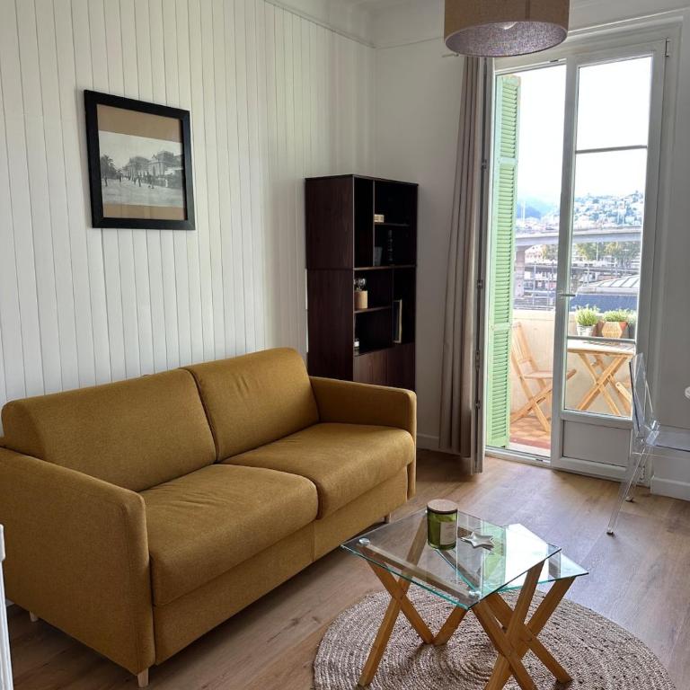 Studio Le Soleil Nice, train station, 2 people - Studio avec Balcon - 10