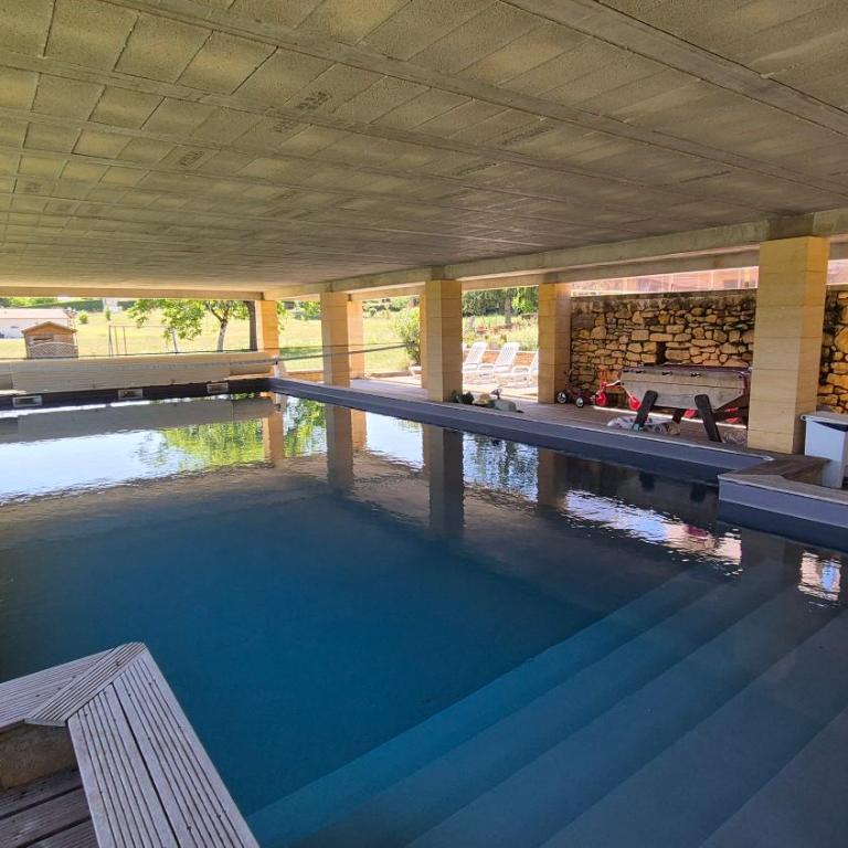 Naudissou avec piscine couverte à Sarlat - Appartamento Comfort con Doccia - 4