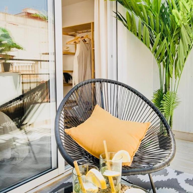 Dúplex Deluxe Playa del Palo 2 hab Terraza 1 min playa - Apartamento de 2 dormitorios - 8
