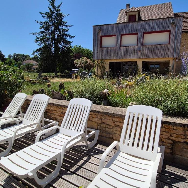 Naudissou avec piscine couverte à Sarlat - Appartamento Comfort con Doccia - 6
