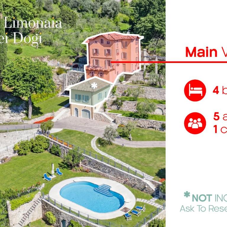 Limonaia dei Dogi Entire 7BR Villa with Private Pool & Lake Garda View - Villa Supérieure - 41
