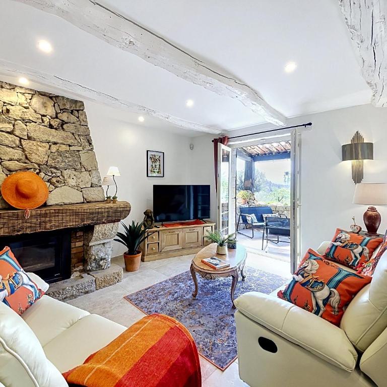 Magnificent Stone Villa in Le Tignet - Villa avec Piscine Privée - 1