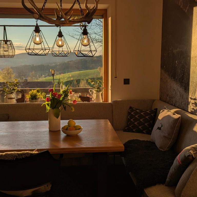 Bergchalet mit Pool und Sauna, ganz nah am Bikepark Weitnau, direkt am Skilift - Apartment mit 1 Schlafzimmer - 7
