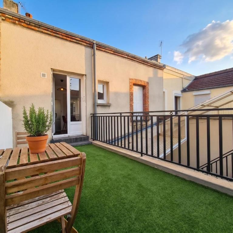 Danton, Terrace, house in city center - Maison 4 Chambres - 4