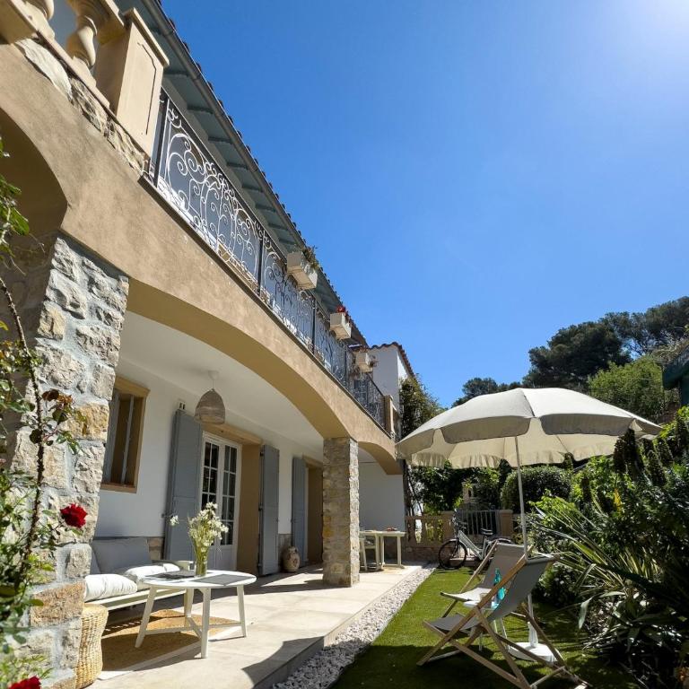 Studio bord de mer avec jardin dans villa ancienne - Studio mit Terrasse - 15