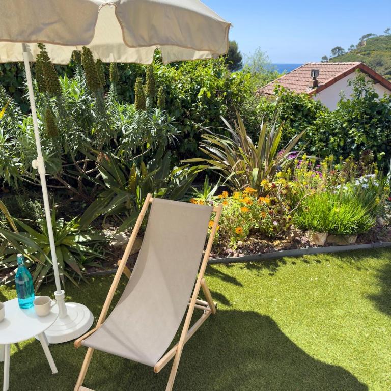 Studio bord de mer avec jardin dans villa ancienne - Studio mit Terrasse - 23