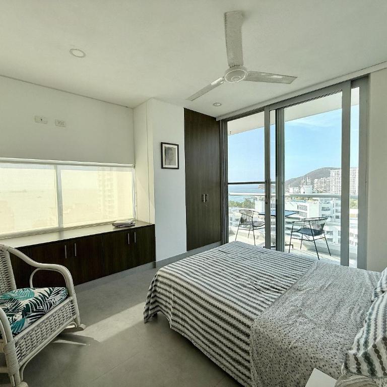 2 Dormitorios, terraza y vista al mar Caribe - Apartment - 13