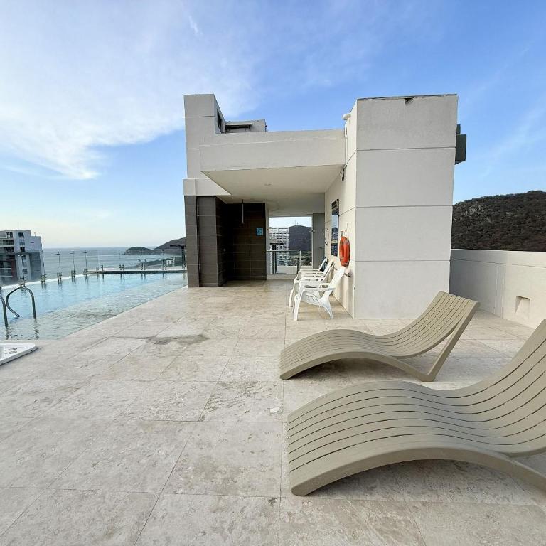 2 Dormitorios, terraza y vista al mar Caribe - Apartment - 18