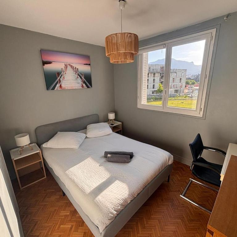 T4 Saint-Martin d'Heres -Calme - Parking Gratuit - Appartement 3 Chambres - 14