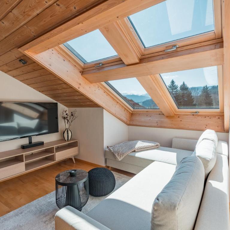 Loft Alpenpanorama mit 2 Balkonen - Apartment mit 1 Schlafzimmer, Balkon und Bergblick - 26