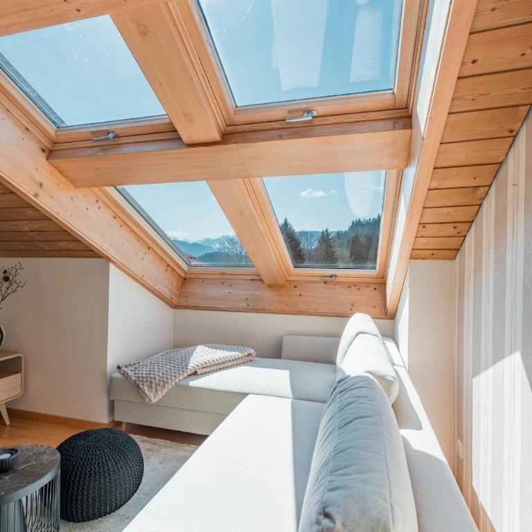 Loft Alpenpanorama mit 2 Balkonen - Apartment mit 1 Schlafzimmer, Balkon und Bergblick - 14