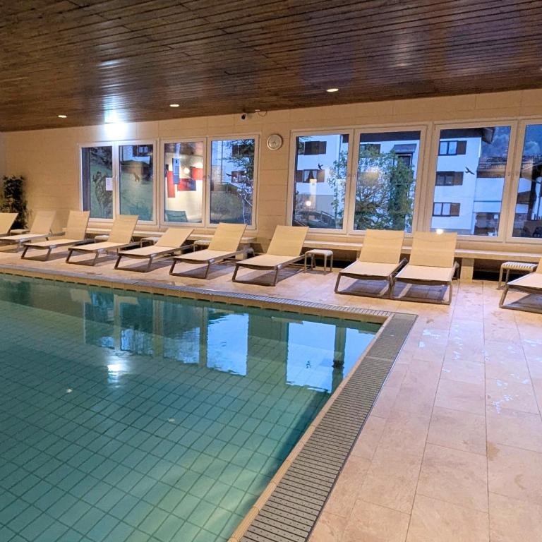 Bergchalet mit Pool und Sauna, ganz nah am Bikepark Weitnau, direkt am Skilift - Apartment mit 1 Schlafzimmer - 70
