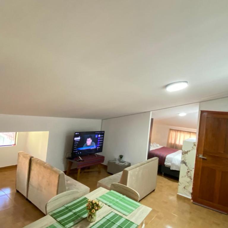 Cusco central Aparts and rooms - Habitación Deluxe - 1 cama grande - 5