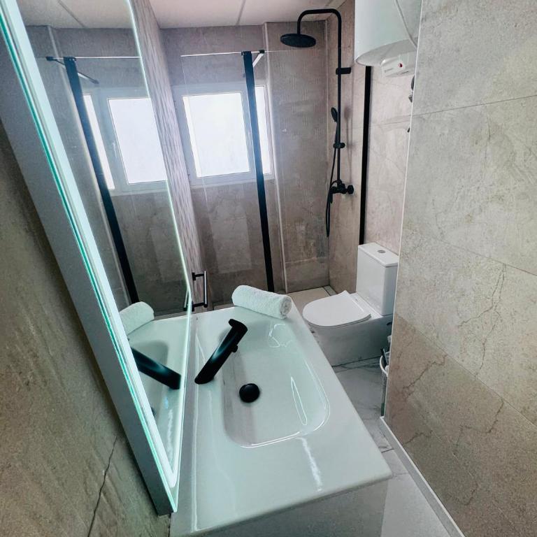 Calpe casco antiguo luxury reformado a estrenar playa parking wifi aire zona centrica ciudad - Apartamento de 2 dormitorios - 8
