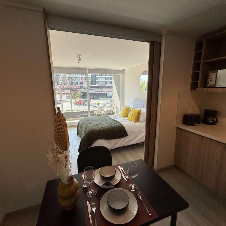 Las Condes Cozy Studio Steps from Park Hospital - Apartment - 10