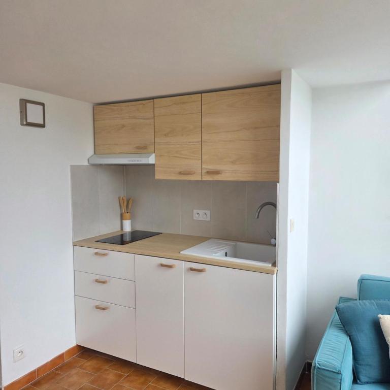 Vue mer T2 duplex plage à 50 m Climatisation 4 personnes et 1 bébé - Appartement 2 Chambres - 15