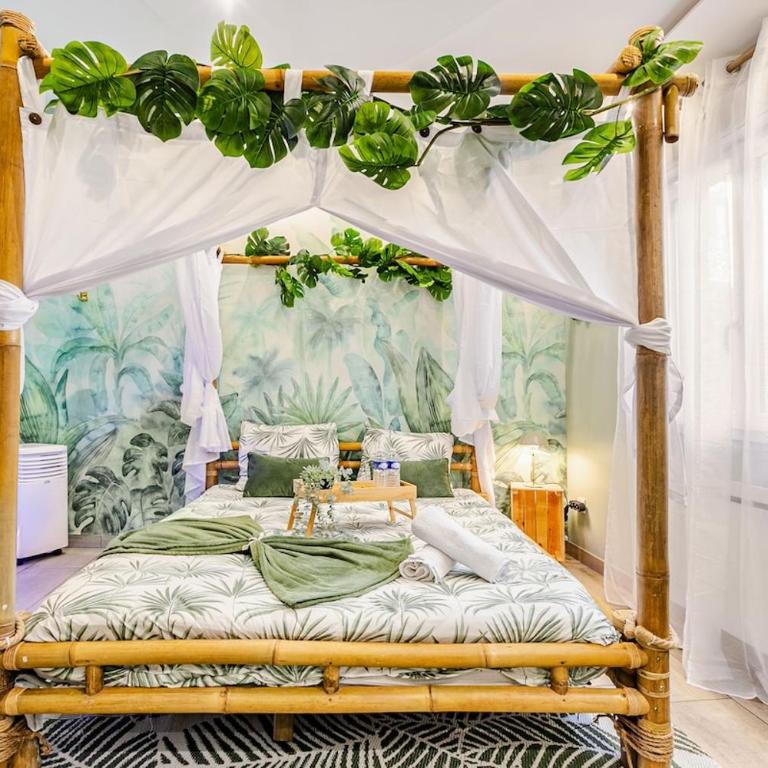 La Jungle Secrète Spa et cinéma en plein air - One-Bedroom Apartment - 1
