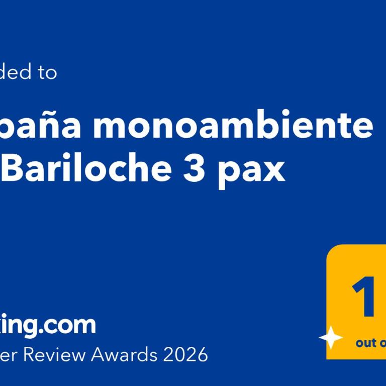 Cabaña monoambiente en Bariloche 3 pax - Apartamento de 2 dormitorios - 42
