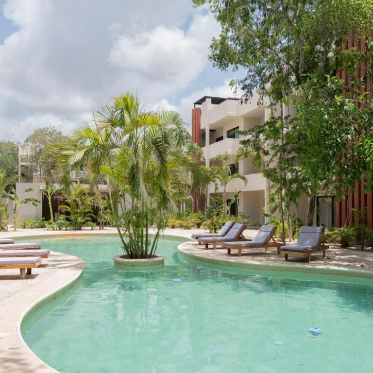 Jungle Apt Jacuzzi & Pool La Veleta Tulum - Apartamento de 2 dormitorios - 33