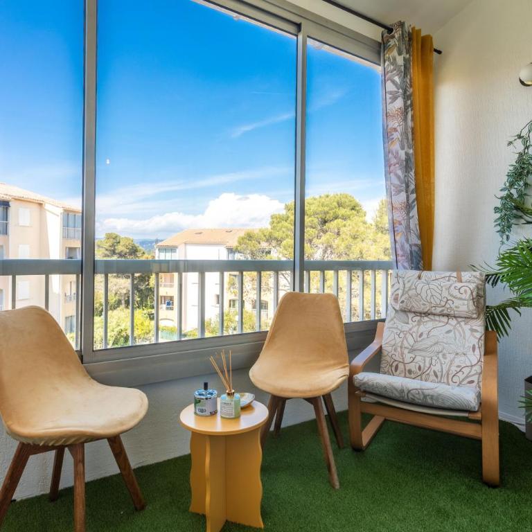 Moréa - residence avec piscine - Apartamento Deluxe de 2 dormitorios con vistas al jardín - 3