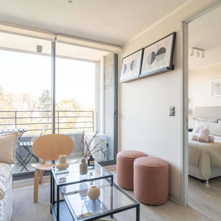 HOM l 1D1B I WiFi l AA l Parking l Movistar Arena - Apartamento - 1