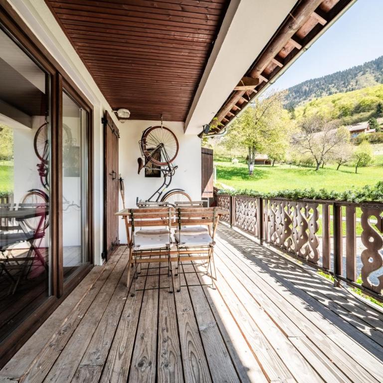 Chalet Tante Emma proche Lac Leman - Appartement 1 Chambre Supérieur avec Balcon - 17