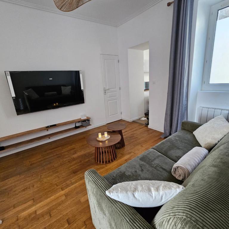 L'Écrin Manceau Élégance, Sérénité & Confort - One-Bedroom Apartment - 6