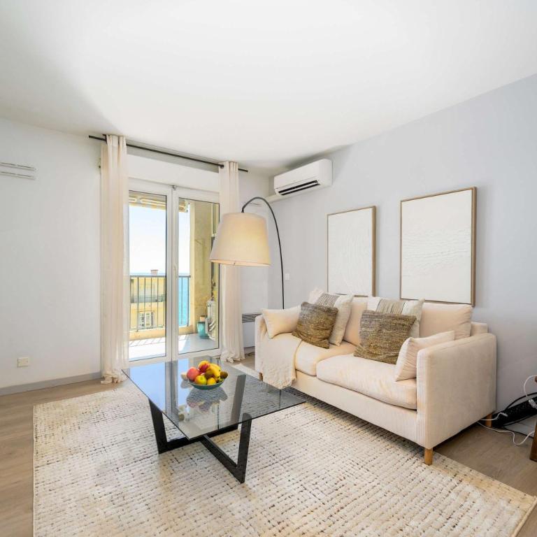 Vue mer & terrasse 5 pers proche plage et centre - Appartement - 7