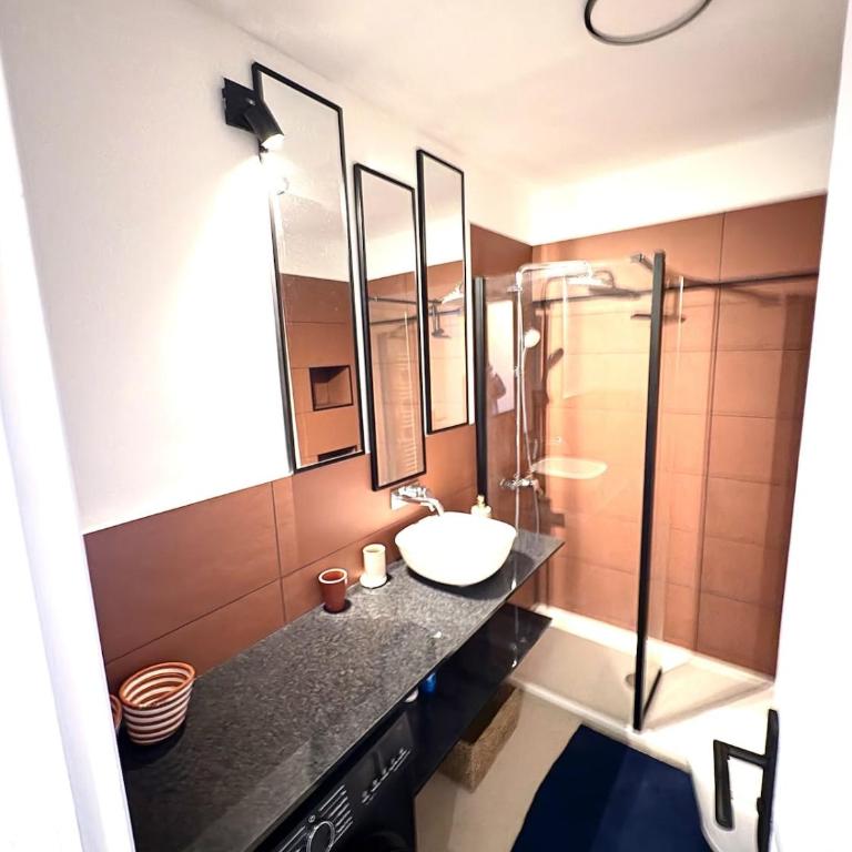 Studio moderne, proche plage, climatisation - Appartamento con 1 Camera da Letto - 15